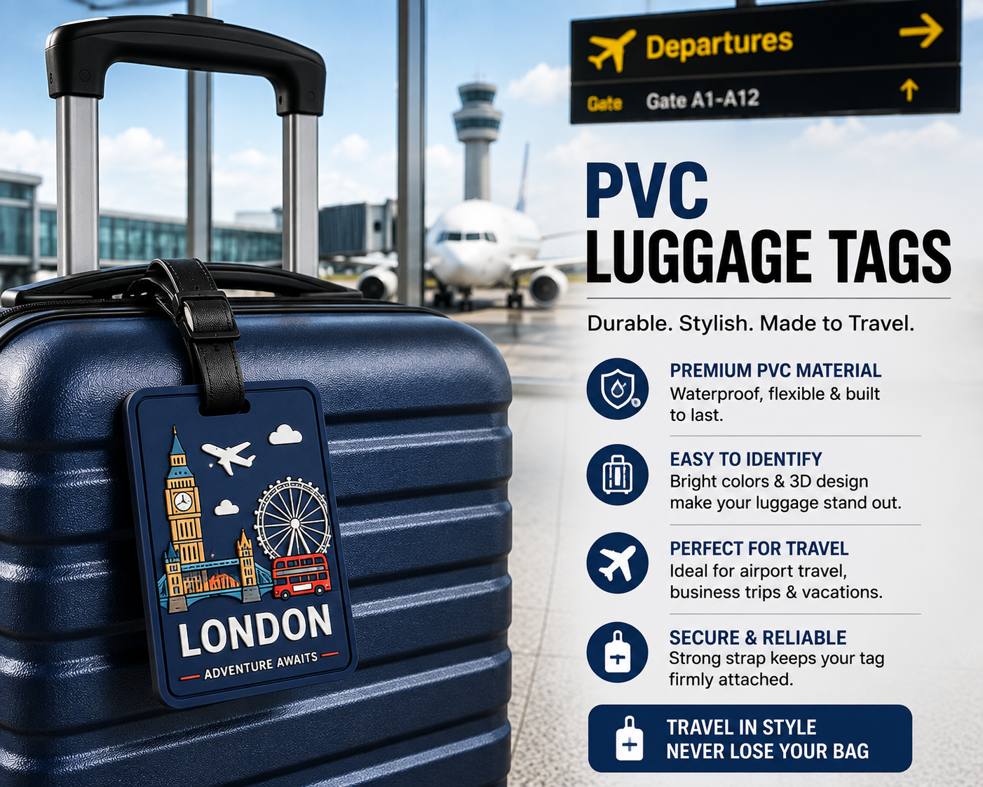 PVC Luggage Tags